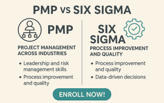 Compare PMP and Six Sigma by GlobalSkillup